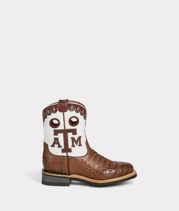 Women's A&M Exotic Barn Boot :: Sienna