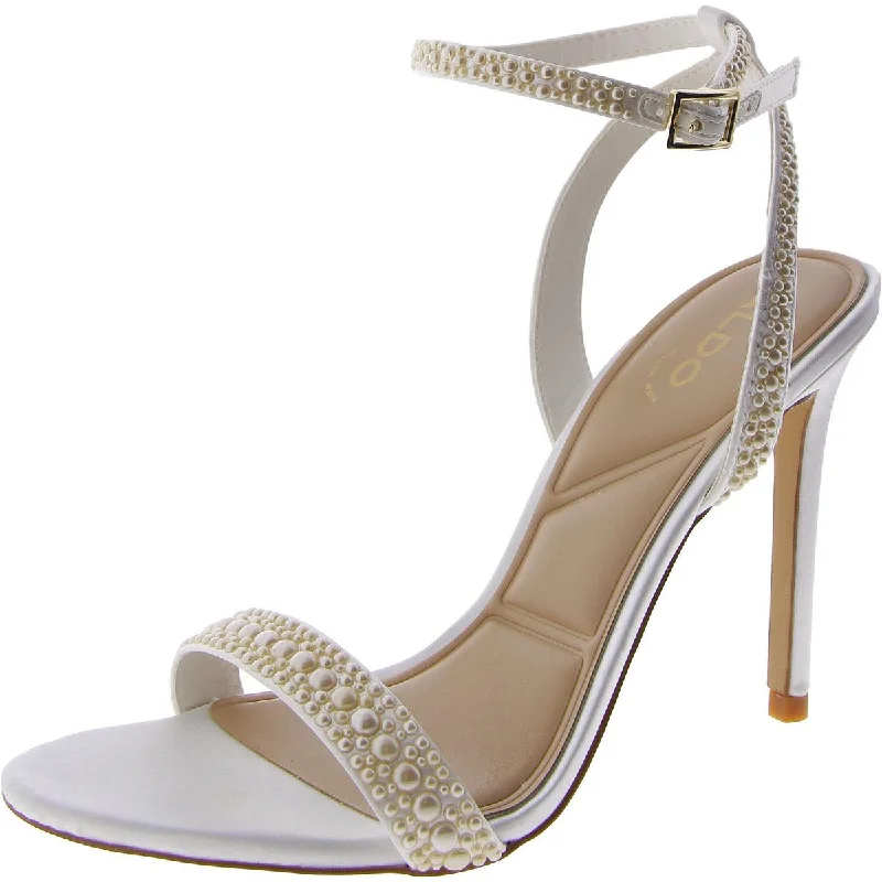 Aldo Womens Satin Adjustable Heels