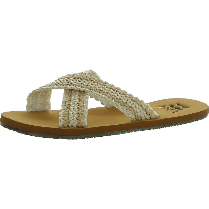 Billabong Womens AKELA Woven Round toe Slide Sandals