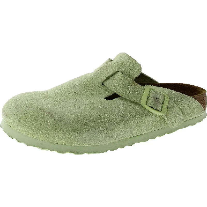 Birkenstock Mens Boston BS Nubuck Slip On Clogs