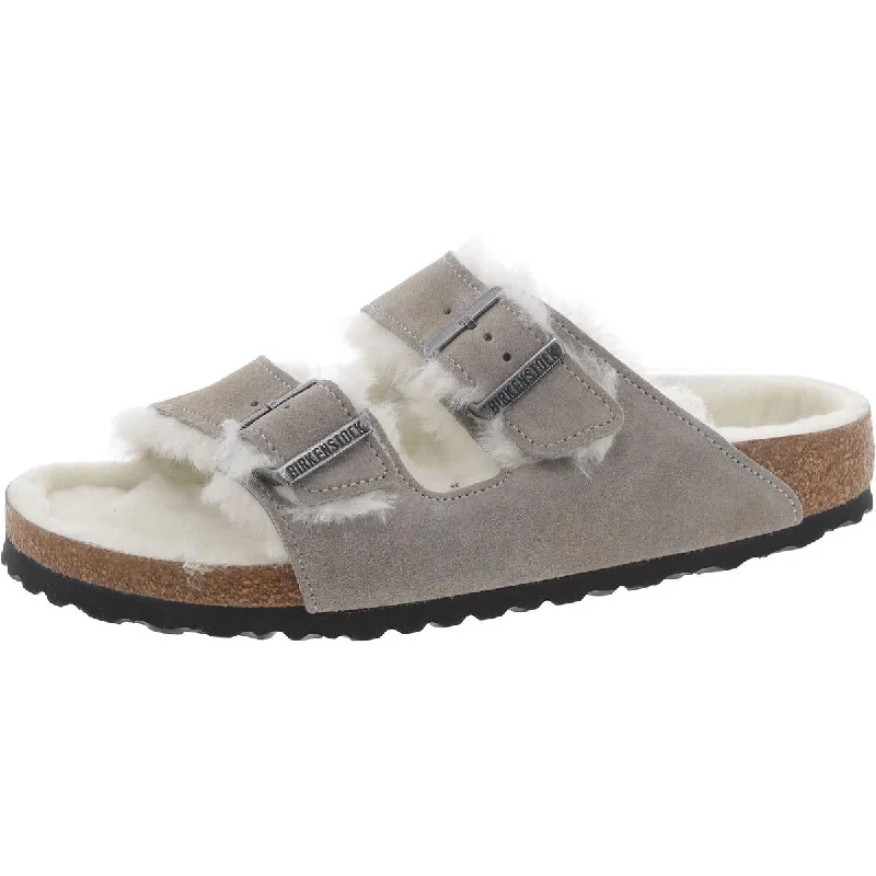 Birkenstock Womens Slip On Open Toe Slide Sandals