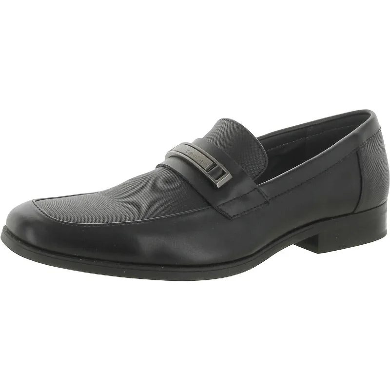 Calvin Klein Jameson Men's Leather Mixed Media Logo Loafers