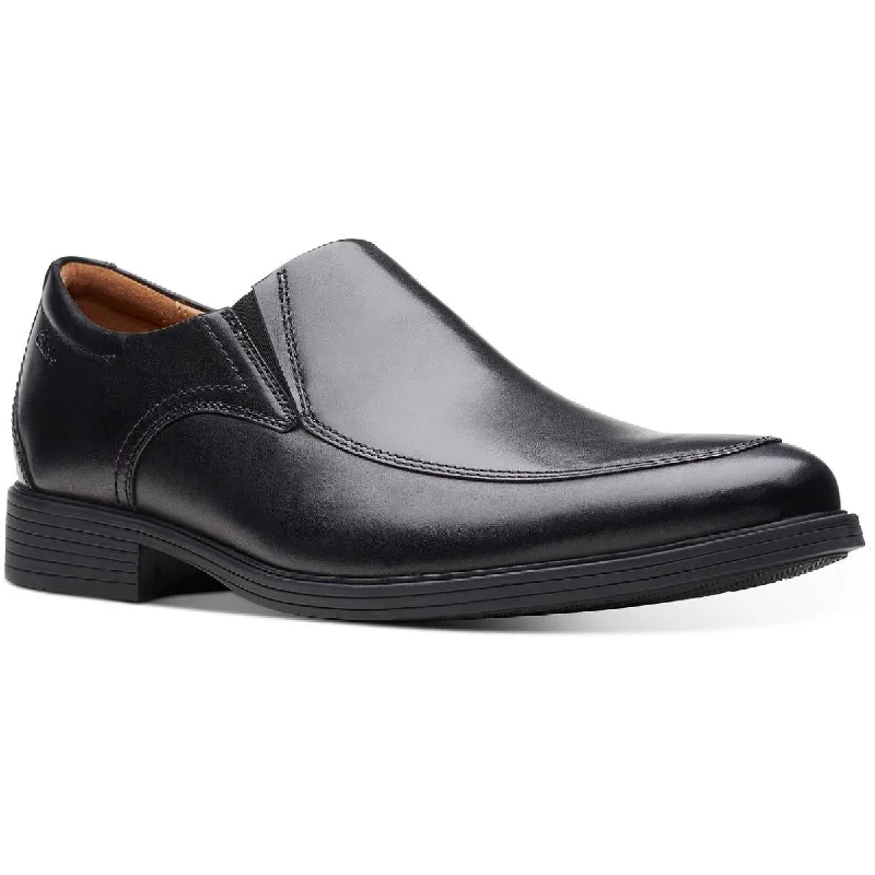 Clarks Mens Whiddon Step Leather Slip On Loafers