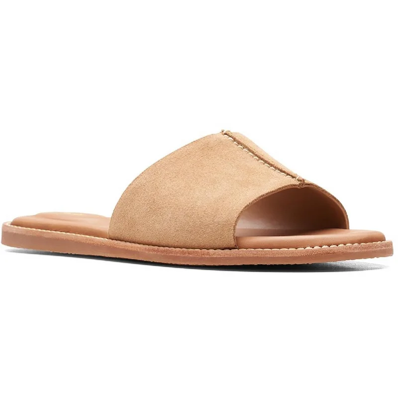 Clarks Womens Karsea Mule Suede Slip On Mule Sandals