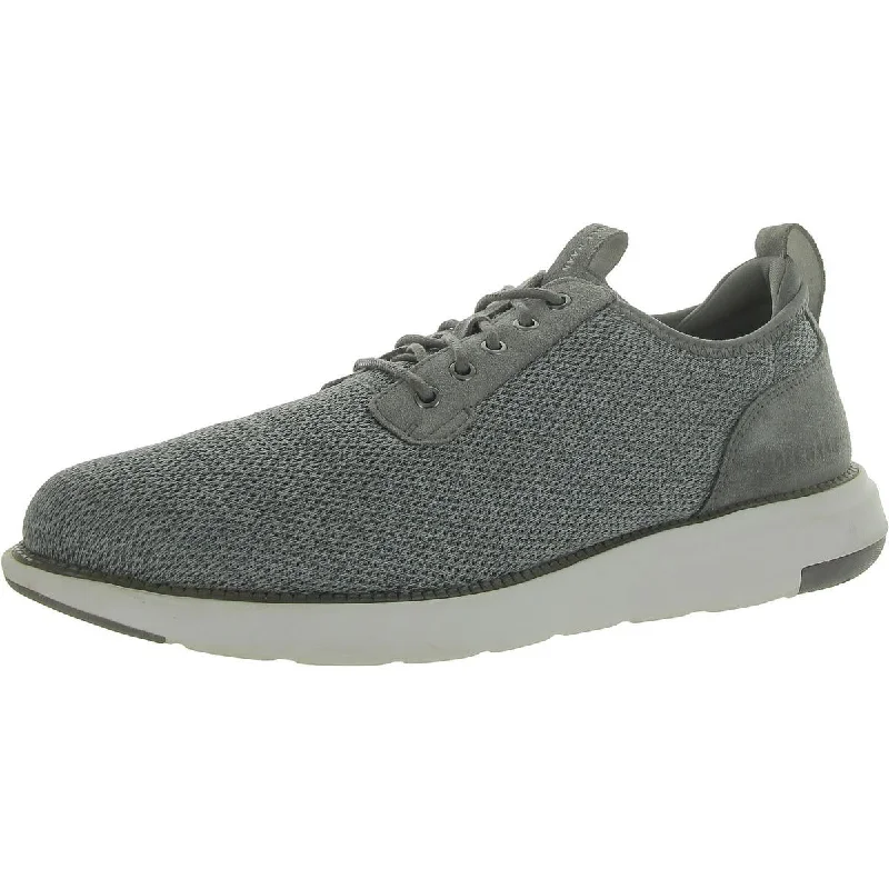 Cole Haan Mens Grand Atlantic Knit OX Lace Up Flat Casual And Fashion Sneakers