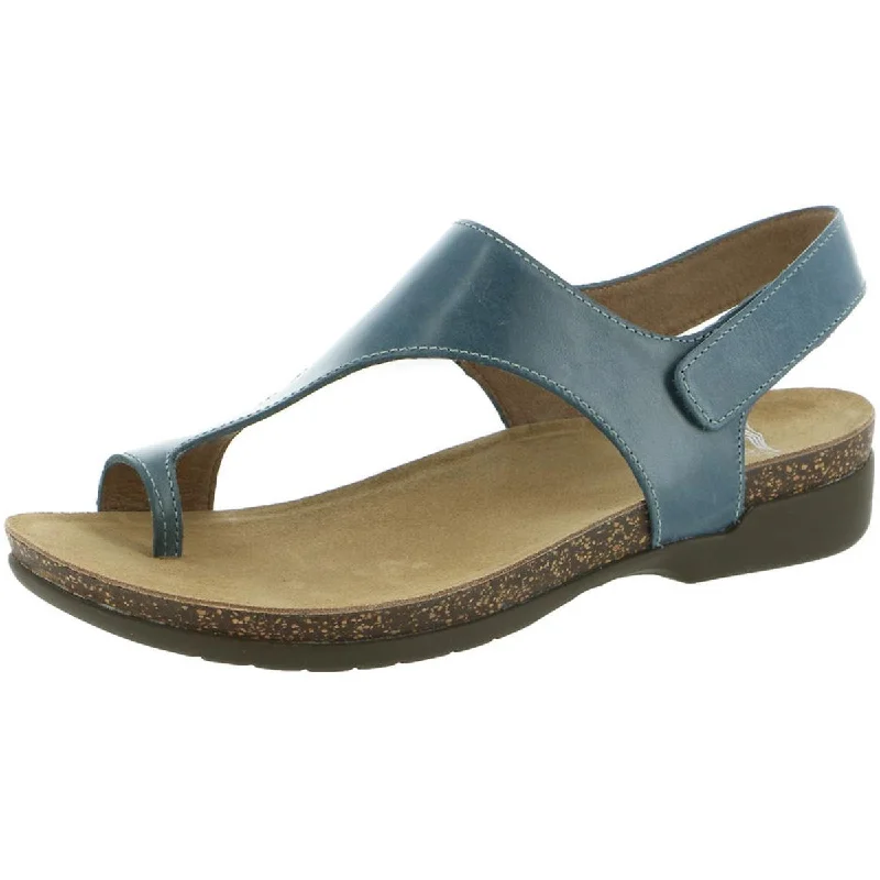 Dansko Womens Reece Leather Thong Slingback Sandals