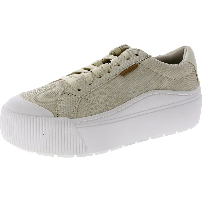 Dr. Scholl's Shoes Womens Time Off Max Faux Leather Casual And Fashion Sneakers