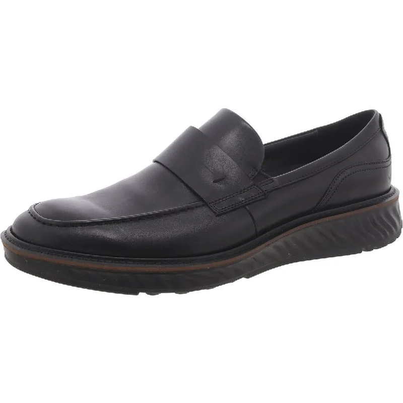 ECCO Mens Leather Slip On Loafers