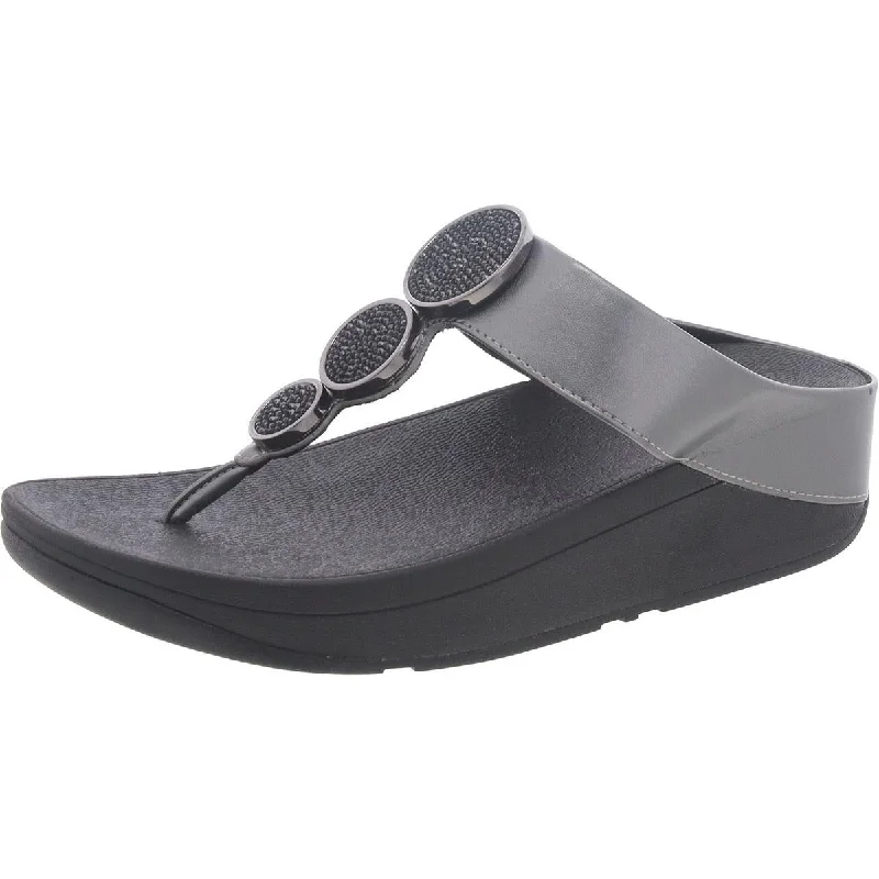 Fitflop Womens Slip On Thong Flip-Flops