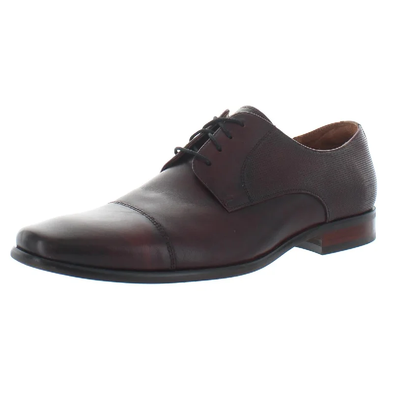 Florsheim Mens Postino Leather Lace Up Oxfords