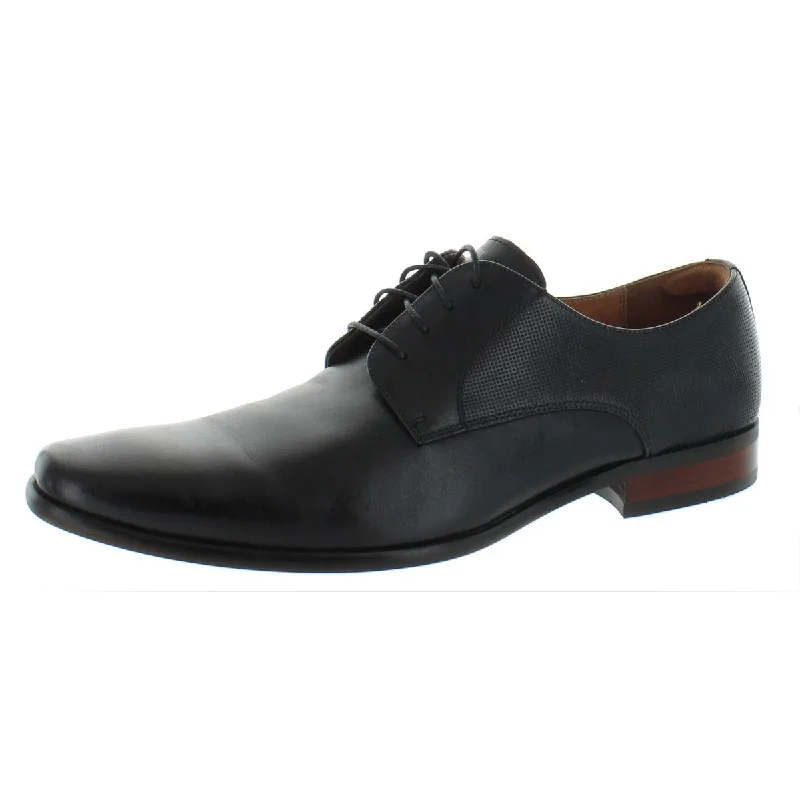 Florsheim Mens Postino PL OX Leather Lace Up Oxfords