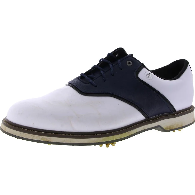 FootJoy Mens Faux Leather Comfort Golf Shoes