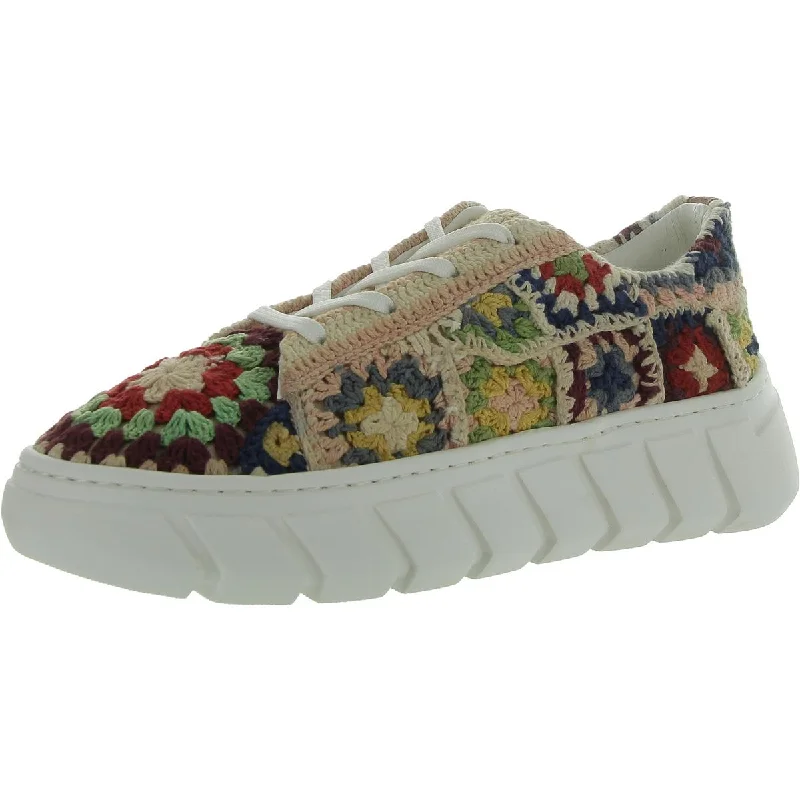 Free People Womens Crochet Sneakers Casual And Fashion Sneakers