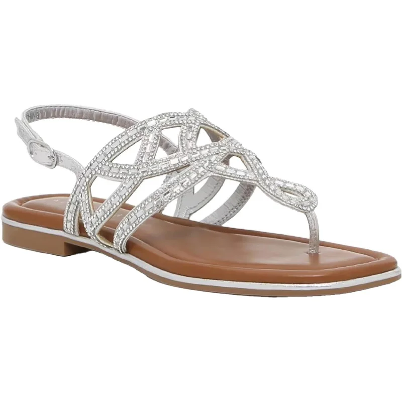 Kelly & Katie Womens Norna Ankle Strap Open Toe Slingback Sandals