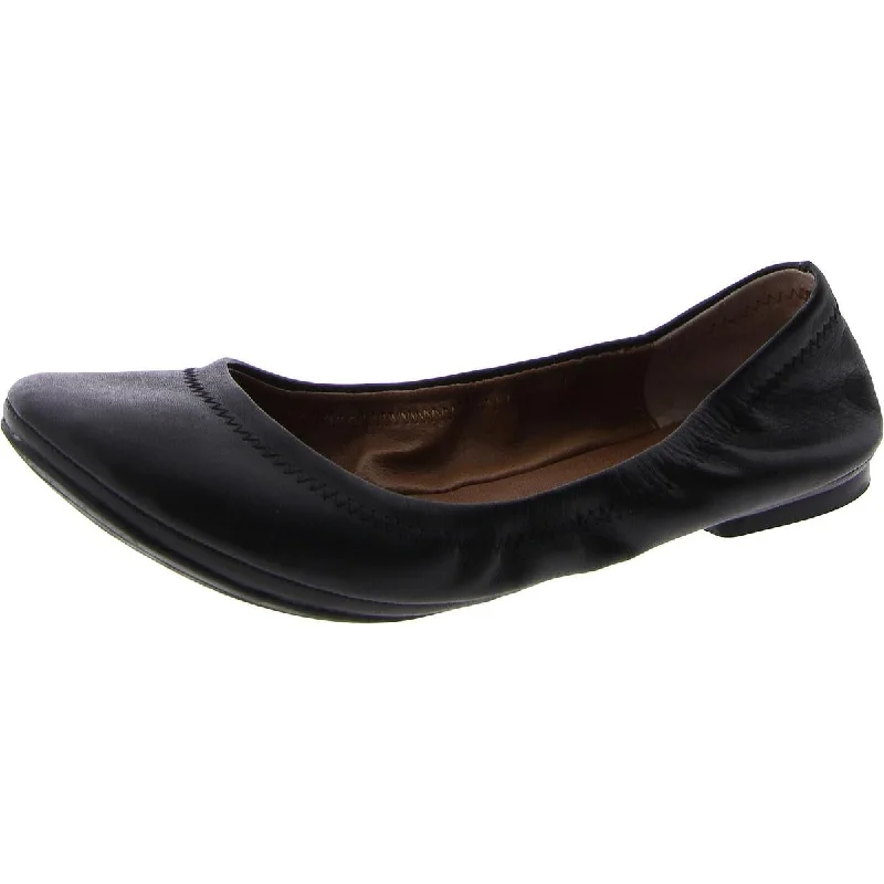 Lucky Brand Womens Emmie Leather Ballet Flats