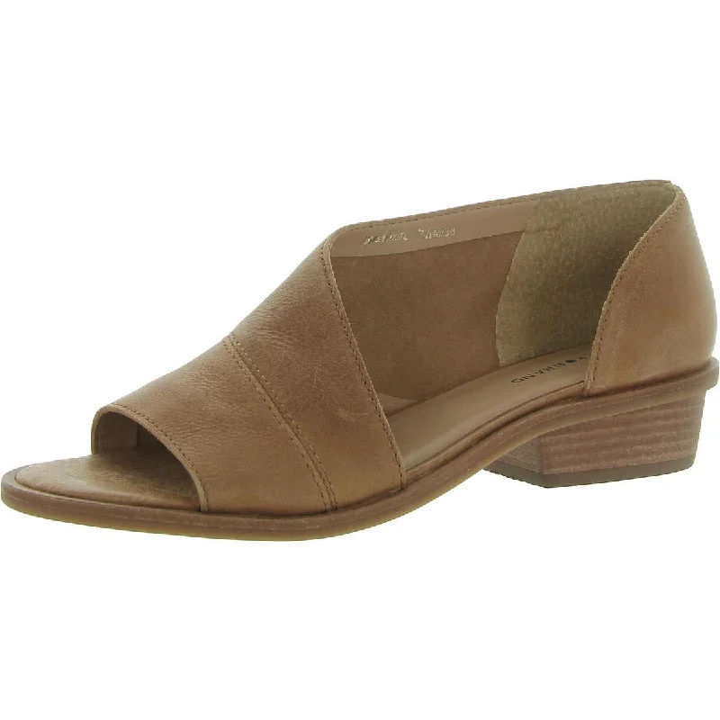 Lucky Brand Womens Leather Round toe Block Heel