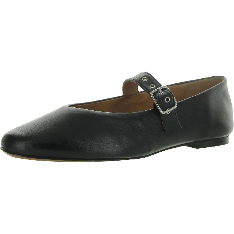 Madewell Womens Grommet Mary Janes Leather Adjustable Mary Janes