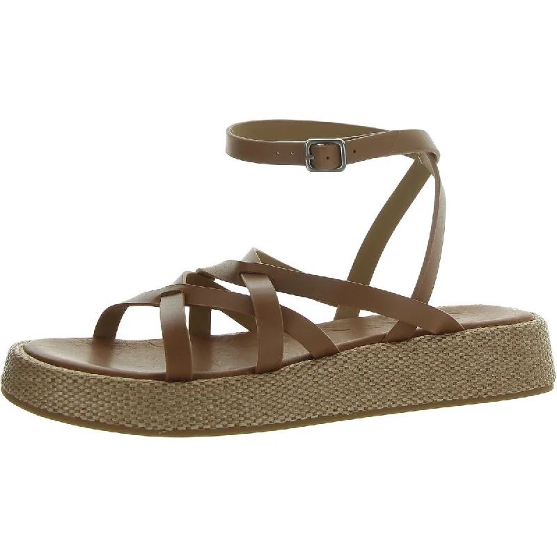 Madewell Womens   Leather Round toe Strappy Sandals