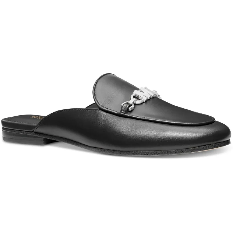 MICHAEL Michael Kors Womens Tiffanie Leather Mule Loafers