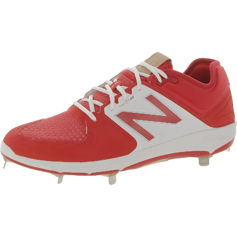 New Balance Mens 3000v3 Faux Leather Fantom Fit Cleats