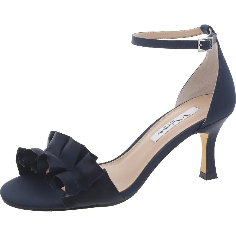 Nina Womens Lisa Adjustable Open Toe Heels