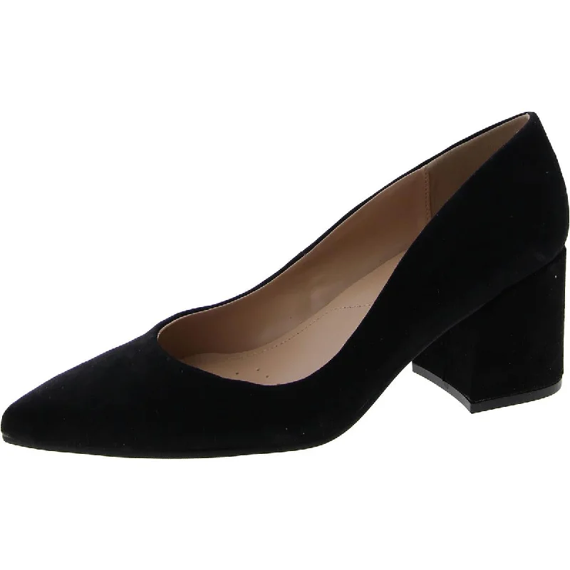 NYDJ Womens Slip On Pointed Toe Pumps