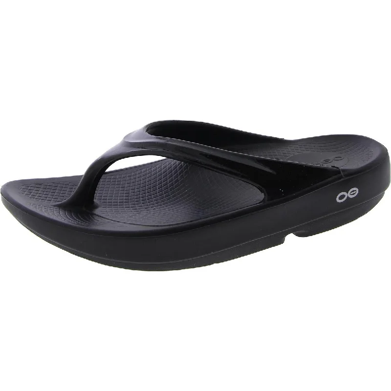 Oofos Womens Slip On Summer Thong Sandals