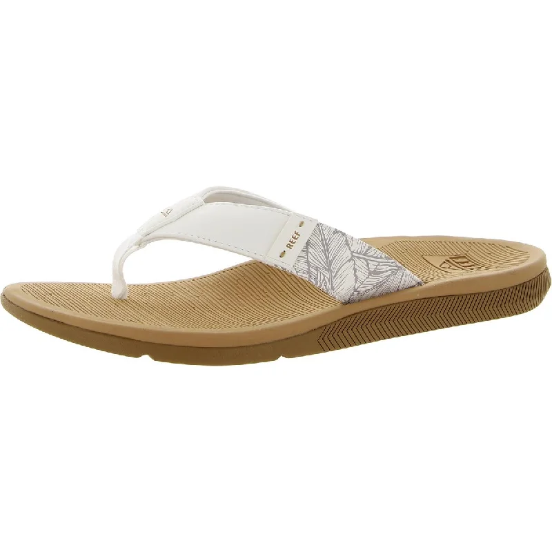 Reef Womens Santa Ana Printed Flip-Flop Thong Sandals