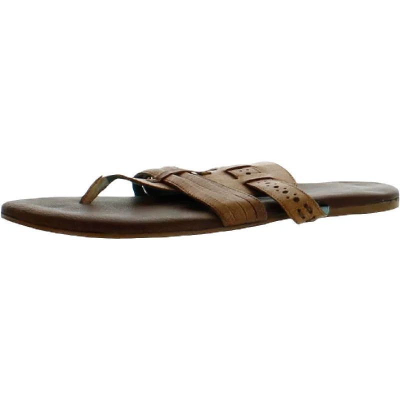 Roan by Bed Stu Womens Mixia Leather Slip On Thong Sandals