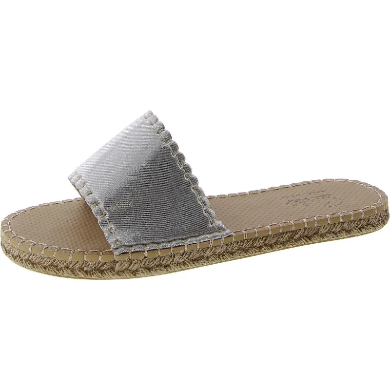 Sea Star Beachwear Womens CABANA Round toe Slip on Slide Sandals