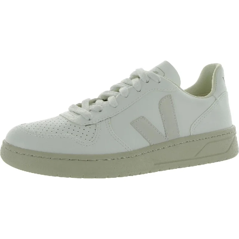 Veja Womens Faux Leather Lace-Up Casual And Fashion Sneakers