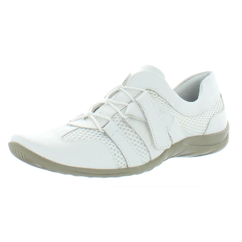 Walking Cradles Womens Audio Leather Mesh Slip-On Sneakers