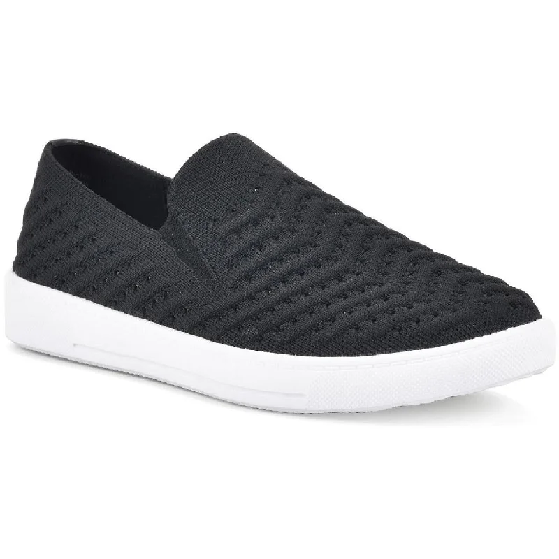 White Mountain Womens Courage Lifestyle Knit Slip-On Sneakers