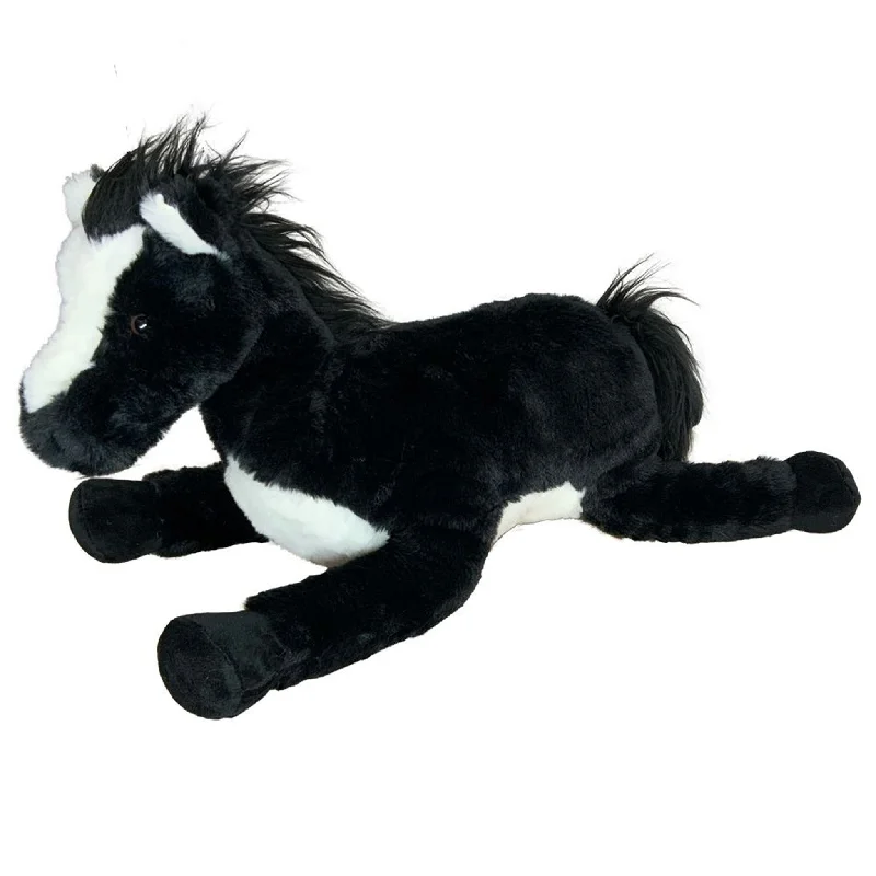 Black & White Plush Horse