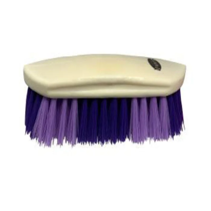 Showman Plastic Handle Medium Bristle Brush