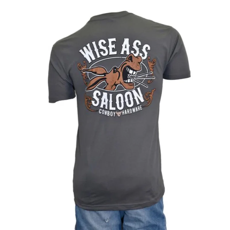 Cowboy Hardware Men's Charcoal Wise Ass Saloon Tee