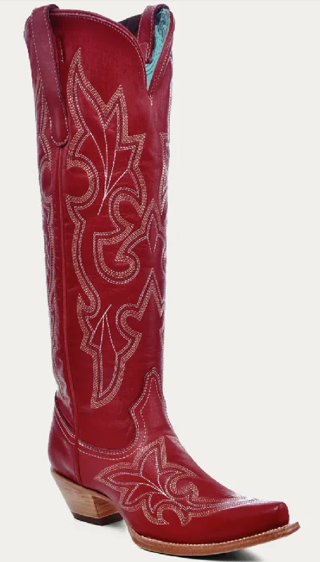 Corral Ladies Red Snip Toe Boot Style A4465