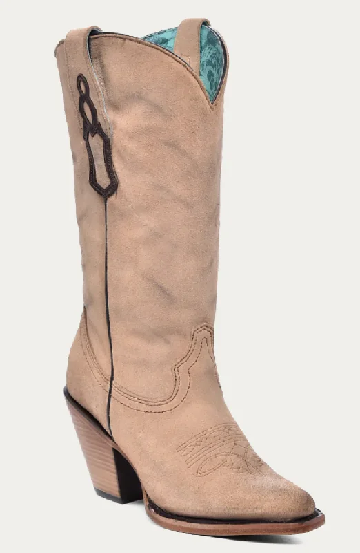 CORRAL LADIES SAND EMBROIDERY BOOTS STYLE Z5203