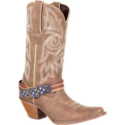 DURANGO CRUSH WOMEN'S FLAG ACCESSORY WESTERN BOOT STYLE DRD0208