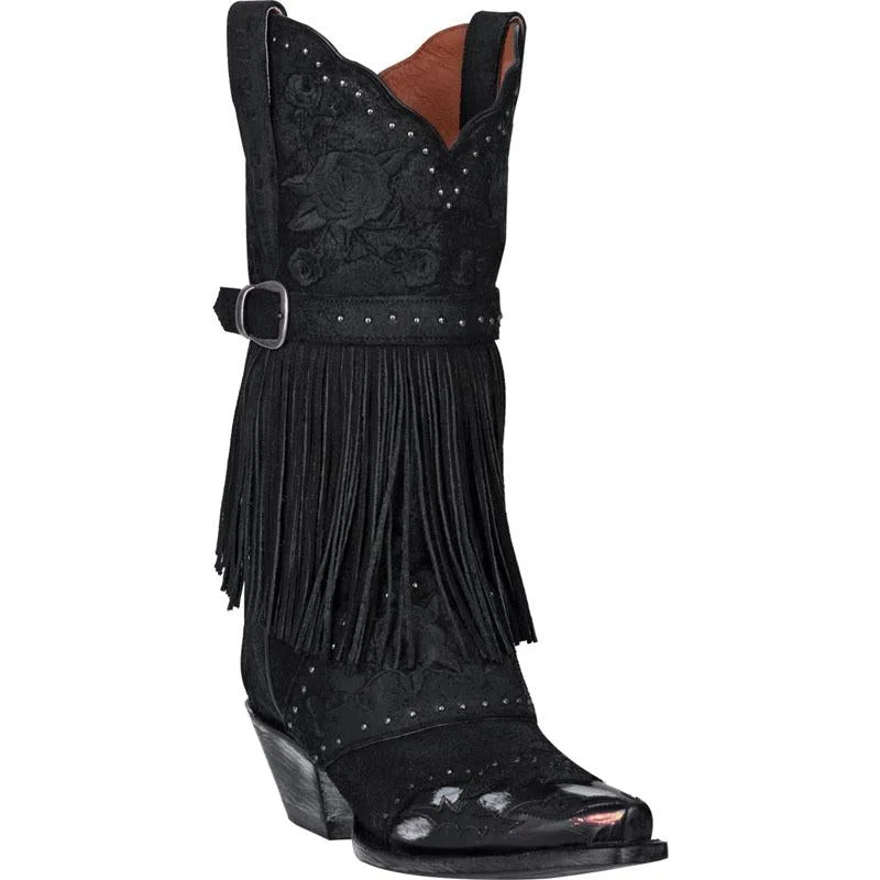 DAN POST LADIES BED OF ROSES LEATHER BOOT STYLE DP4047