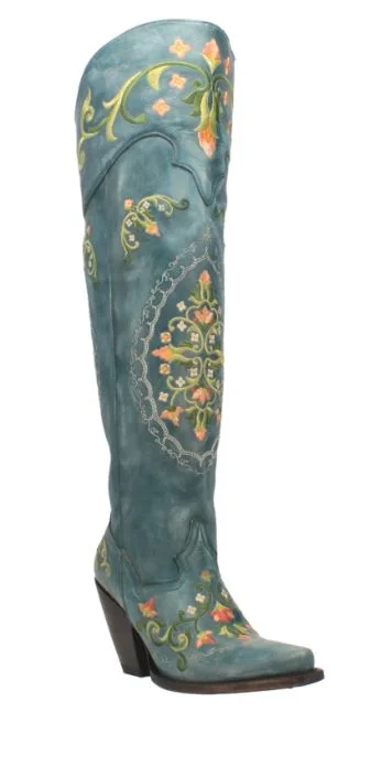 Dan Post Ladies Flower Child Leather Boots Style DP3271