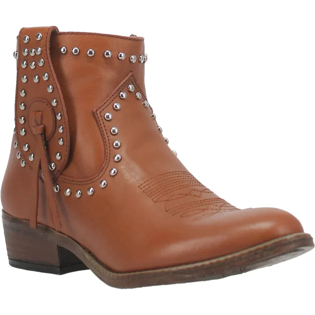 DINGO DESTRY LEATHER STUDDED BOOTIE STYLE DI864