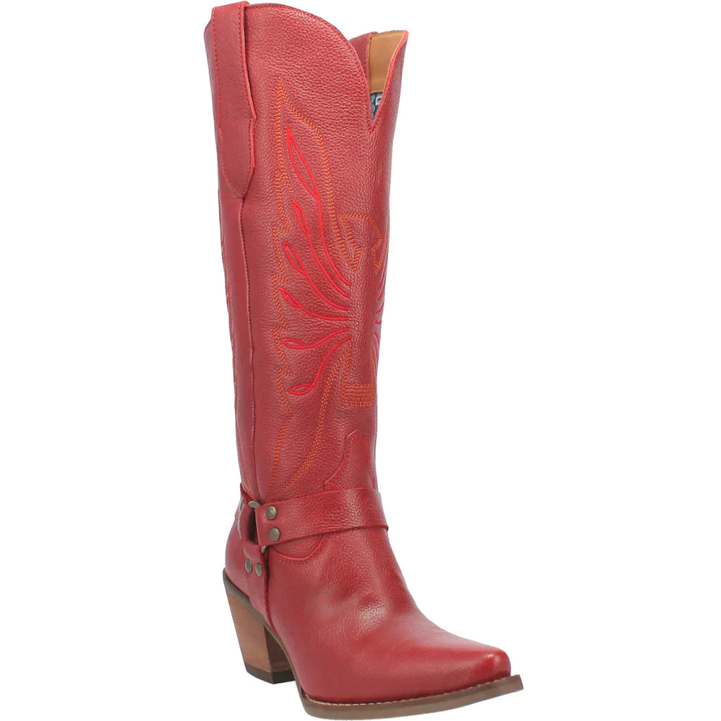 DINGO HEAVENS TO BETSY LEATHER BOOT STYLE DI926RD