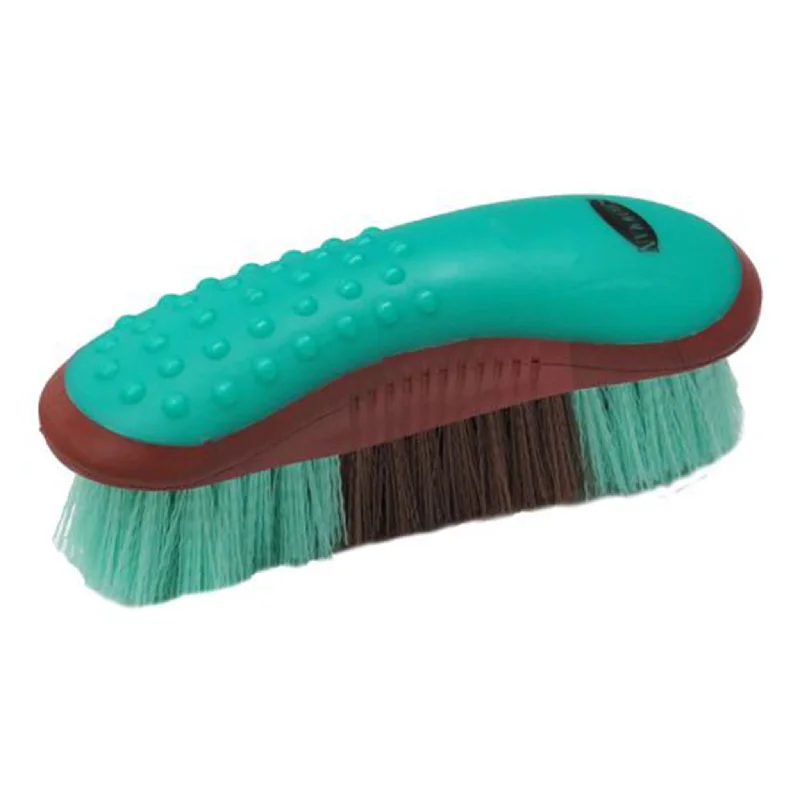 Showman Stiff Brush With Grip Dots