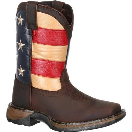 DURANGO LIL' REBEL KIDS' FLAG WESTERN BOOT STYLE DBT0159