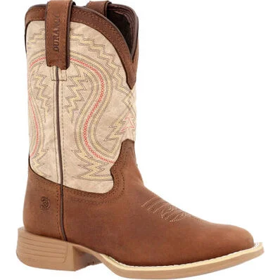 DURANGO LIL' REBEL PRO BIG KIDS' COFFEE AND BONE WESTERN BOOT STYLE DBT0241Y