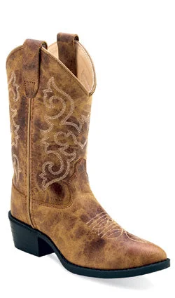 Jama Childrens Round Toe Cowboy Boots Style 8175