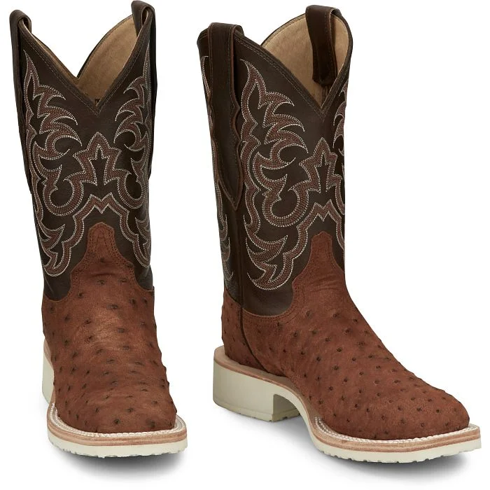 JUSTIN LADIES DAKOTA OSTRICH WESTERN BOOTS STYLE AQ8631