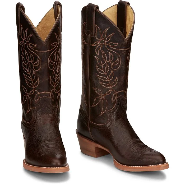 JUSTIN LADIES ROSEY 12" WESTERN BOOTS STYLE CJ4000