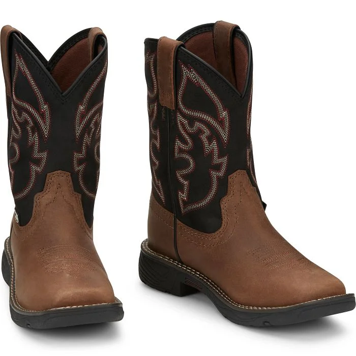 JUSTIN RUSH JUNIOR KIDS COWBOY BOOT STYLE JK4337